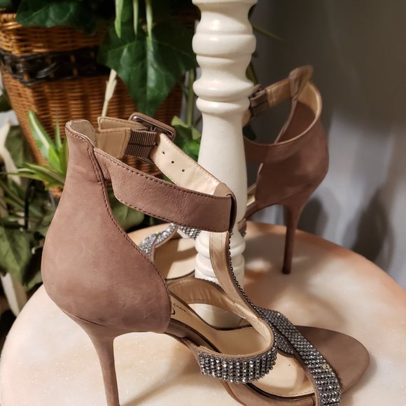 Jessica Simpson Barrera Jeweled T-Strap Sandals - Picture 3 of 11